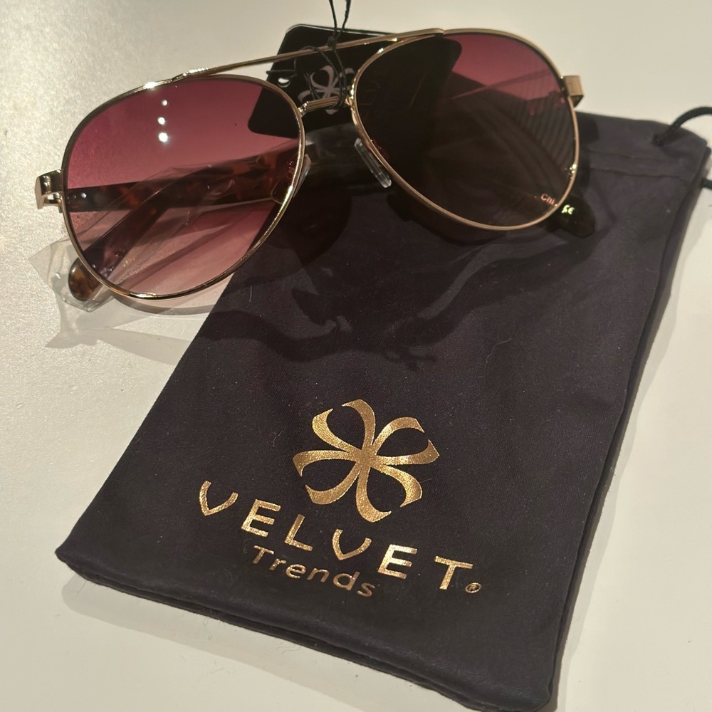 Velvet Brand Aviator Sunglasses